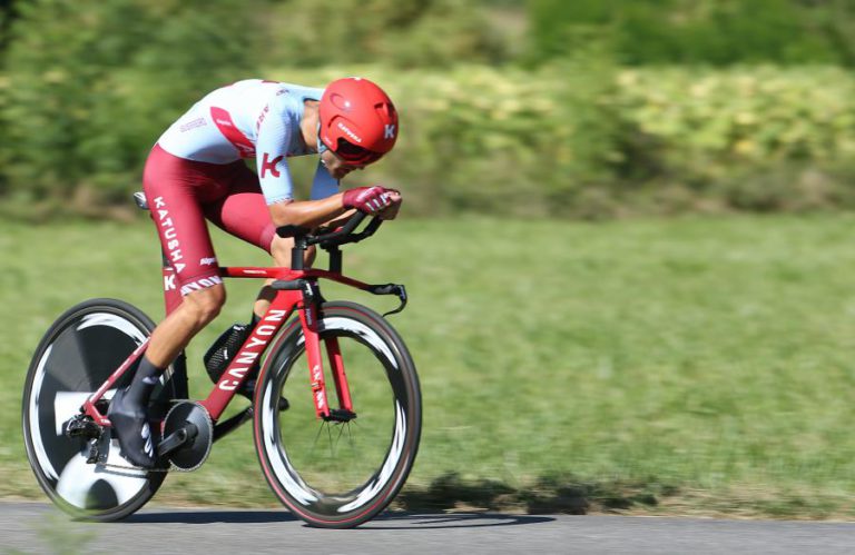 RUBEN GUERREIRO SEGUNDO NA CHEGADA DA VUELTA AO SANTUARIO DE ACEBO