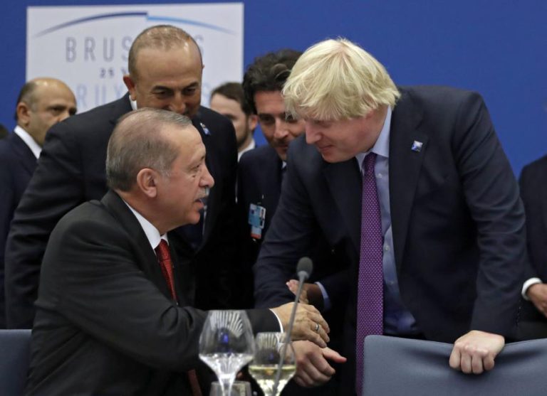 BORIS JOHNSON FALA COM ERDOGAN SOBRE A SÍRIA
