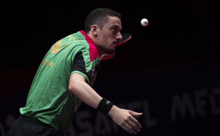 MARCOS FREITAS NO QUADRO PRINCIPAL DO OPEN DA ÁUSTRIA DE TÉNIS DE MESA