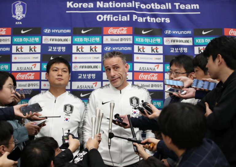 COREIA DO SUL, DE PAULO BENTO, EMPATA NO LÍBANO NO APURAMENTO PARA O MUNDIAL2022
