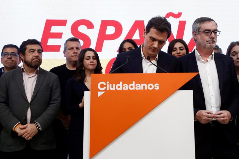 LÍDER DO CIDADÃOS DEMITE-SE APÓS DERROTA DE DOMINGO NAS LEGISLATIVAS ESPANHOLAS