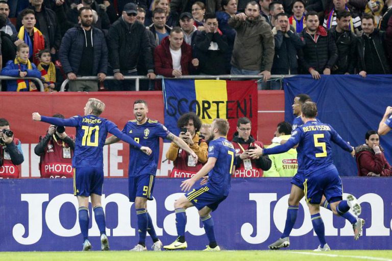 SUÉCIA É A 12.ª SELEÇÃO A GARANTIR LUGAR NA FASE FINAL DO EURO2020