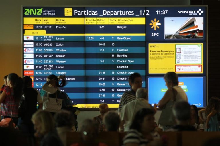 MAU TEMPO: MAIS VOOS CANCELADOS NO AEROPORTO DA MADEIRA