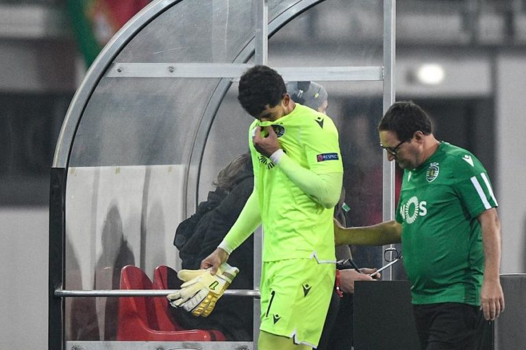 GUARDA-REDES RENAN ABANDONA TREINO DO SPORTING DEVIDO A MIALGIA