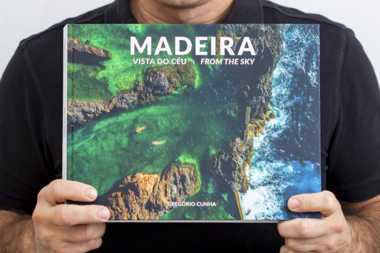FOTOJORNALISTA GREGÓRIO CUNHA APRESENTA MADEIRA VISTA DO CÉU EM LIVRO
