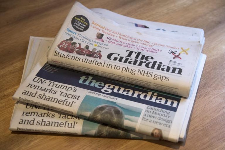 THE GUARDIAN DEIXA DE ACEITAR PUBLICIDADE DE EMPRESAS DE COMBUSTÍVEIS FÓSSEIS