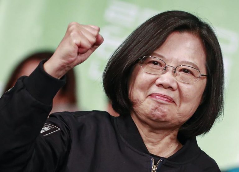 PRESIDENTE CESSANTE, TSAI ING-WEN, VENCE PRESIDENCIAIS DE TAIWAN