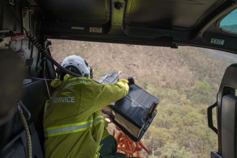 AUSTRÁLIA LANÇA TUBÉRCULOS DE HELICÓPTEROS PARA ALIMENTAR ANIMAIS SELVAGENS