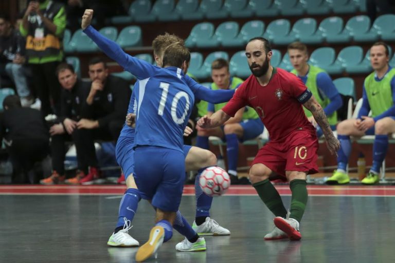 PORTUGAL EMPATA COM FINLÂNDIA E É SEGUNDO NA QUALIFICAÇÃO PARA O MUNDIAL DE FUTSAL