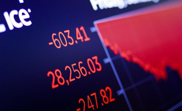 WALL STREET SEGUE EM QUEDA ACENTUADA DEVIDO A RECEIOS SOBRE EPIDEMIA