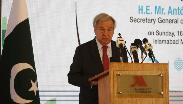 GUTERRES DIZ QUE A CRISE CLIMÁTICA É O MAIOR OBSTÁCULO PARA A PAZ MUNDIAL