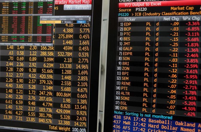 BOLSA DE LISBOA ABRE A CAIR 1,81%