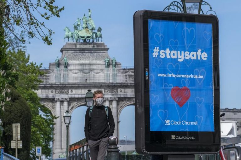 COVID: NÚMERO DE MORTES SOBE NA BÉLGICA MAS NOVOS CASOS RECUAM