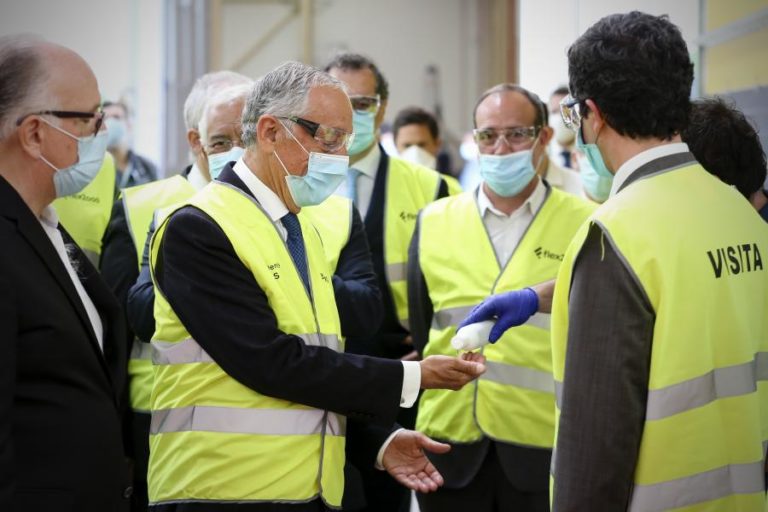 COVID-19: PRESIDENTE DA REPÚBLICA DIZ QUE FOI A OVAR PARA AGRADECER AO PAÍS