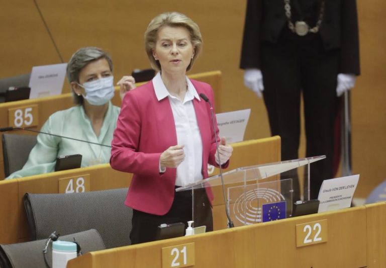 VON DER LEYEN CALCULA EM 2,4 BILIÕES “PODER DE FOGO” DA UE PARA SUPERAR CRISE