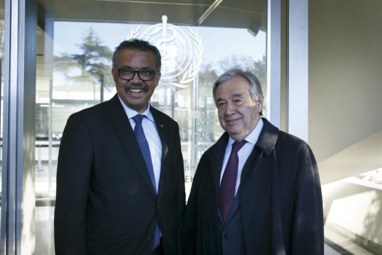 COVID-19: GUTERRES NEGA QUE OMS TENHA TENTADO AJUDAR A CHINA A ESCONDER A REALIDADE