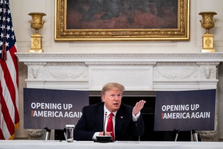 EUA/ELEIÇÕES: DONALD TRUMP ANUNCIA REGRESSO DE COMÍCIOS EM QUATRO ESTADOS