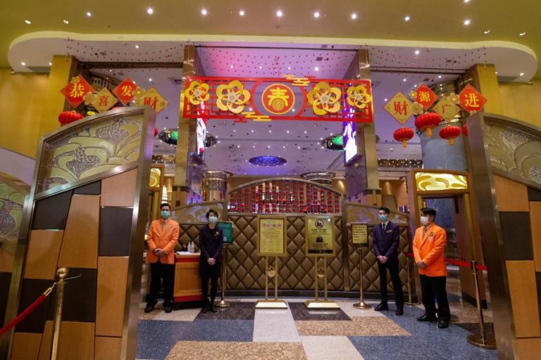 COVID-19: GRANDES APOSTAS EM MACAU CAEM PARA MÍNIMOS HISTÓRICOS