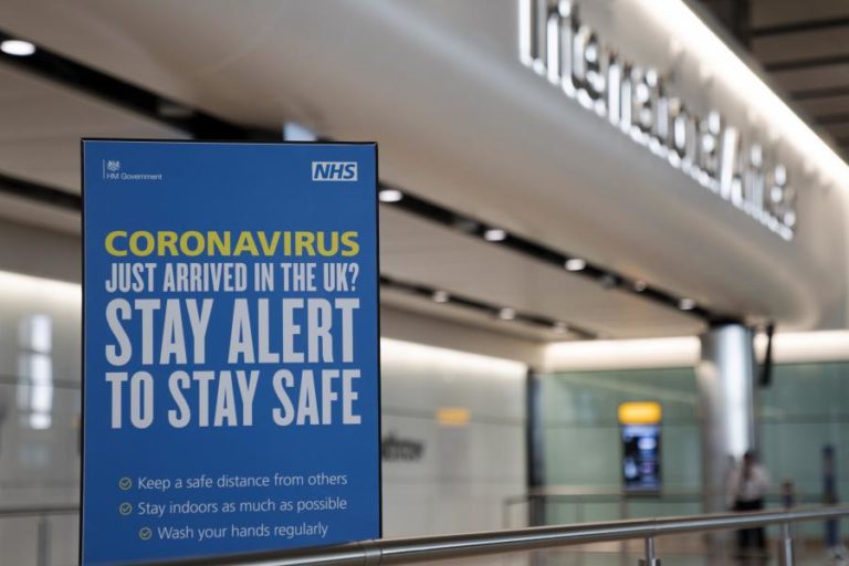 COVID-19: LONDRES MANTÉM PORTUGAL FORA DOS CORREDORES DE VIAGEM COM O REINO UNIDO