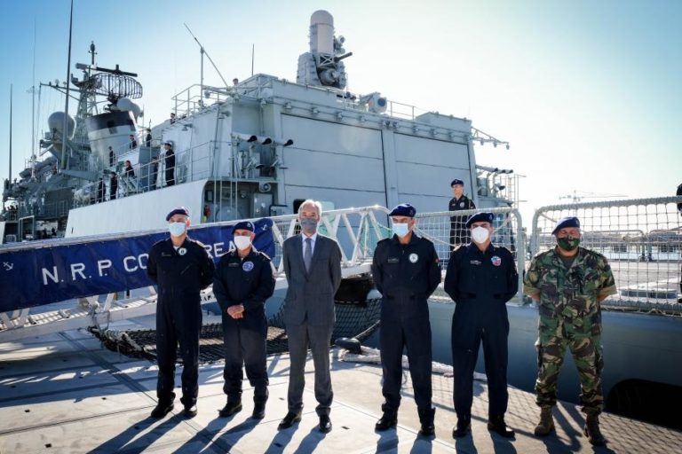FRAGATA CORTE-REAL PARTE PARA MISSÃO DA NATO LIDERADA POR ALMIRANTE PORTUGUÊS