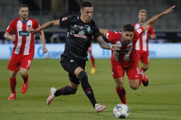 WERDER BREMEN EMPATA A DOIS GOLOS EM HEIDENHEIM E GARANTE PERMANÊNCIA NA BUNDESLIGA