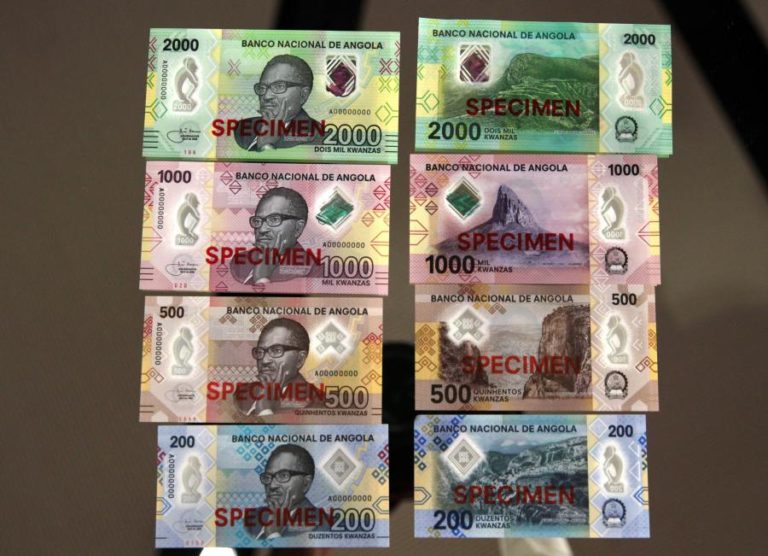 KWANZA ANGOLANO, SEM JOSÉ EDUARDO DOS SANTOS, EM CIRCULAÇÃO A PARTIR DE 30 DE JULHO