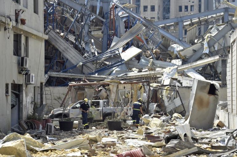 BEIRUTE/EXPLOSÕES: PELO MENOS 154 MORTOS E 120 FERIDOS GRAVES, SEGUNDO UM NOVO BALANÇO