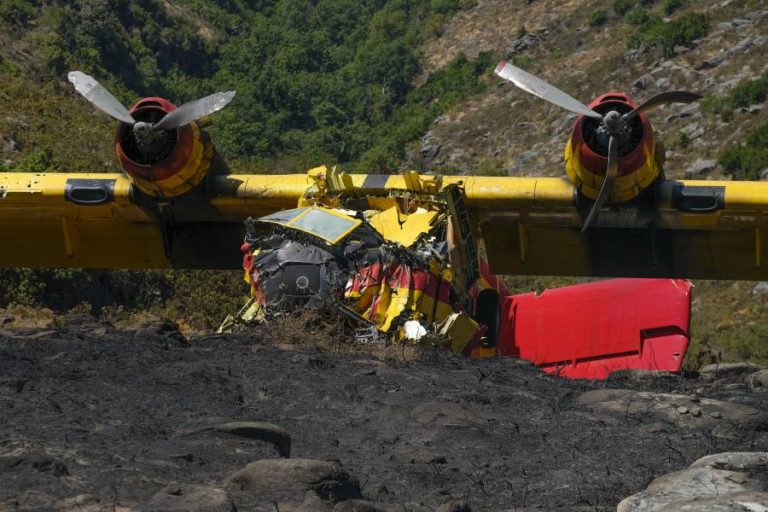 CO-PILOTO FERIDO NO ACIDENTE DO ‘CANADAIR’ “ESTÁVEL E FORA DE PERIGO” – HOSPITAL