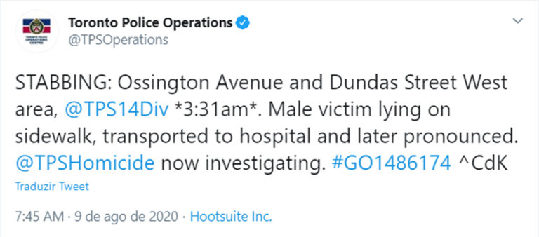 Foto: Toronto Police Twitter