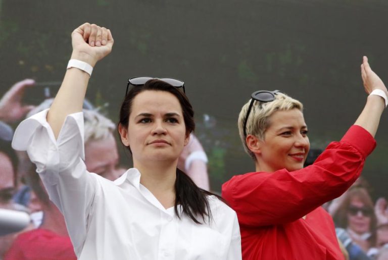 OPOSITORA TIKHANOVSKAYA PEDE NA ONU FIRMEZA FACE À REPRESSÃO NA BIELORÚSSIA