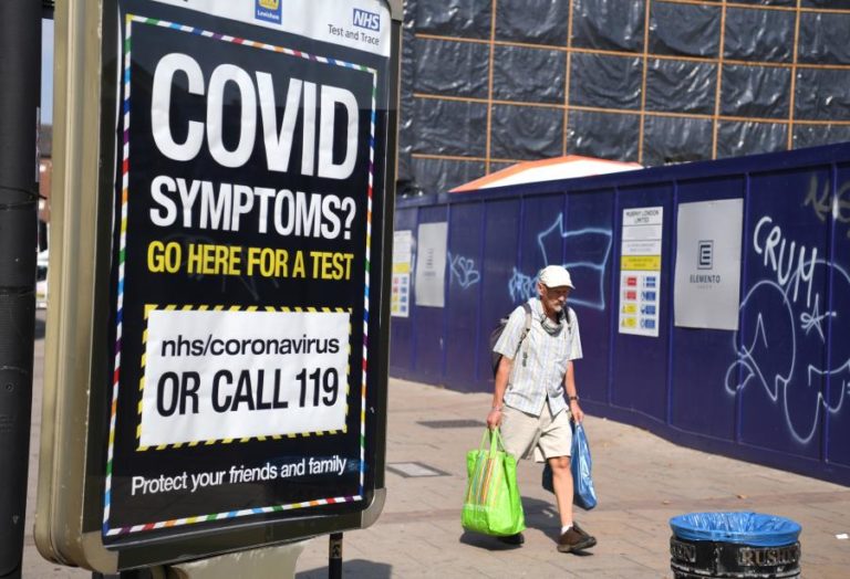 COVID-19: REINO UNIDO REGISTOU  7.108 NOVAS INFEÇÕES E 71 MORTES