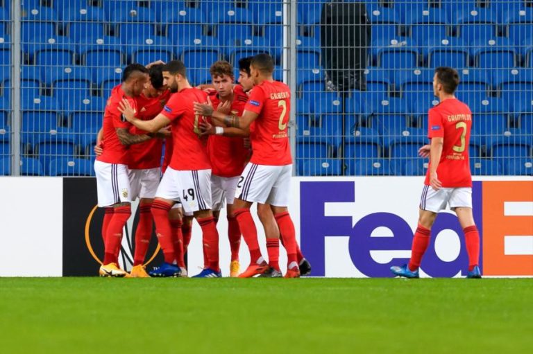 BENFICA VENCE LECH POZNAN COM ‘HAT-TRICK’ DE DARWIN NÚÑEZ NA LIGA EUROPA DE FUTEBOL