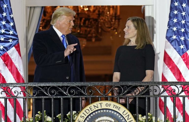 TRUMP AFIRMA QUE NOMEAÇÃO DA JUÍZA AMY BARRETT É “DIA HISTÓRICO” PARA OS EUA