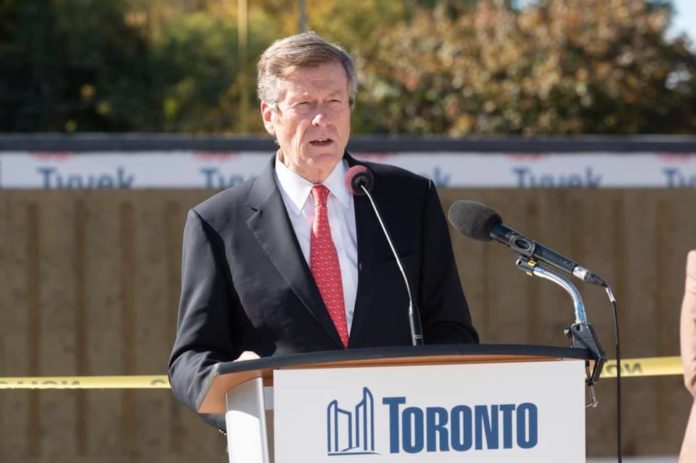 TORONTO APROVA ESPLANADAS INVERNO Foto: John Tory/Facebook