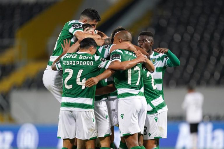 SPORTING GOLEIA VITÓRIA GUIMARÃES E REFORÇA LIDERANÇA DO CAMPEONATO