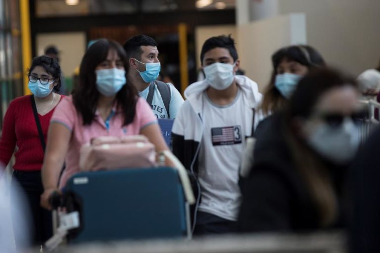 COVID-19: CHILE SOMA HOJE 1.489 NOVOS CASOS E TAXA NACIONAL DE POSITIVIDADE CAI PARA 3,5%