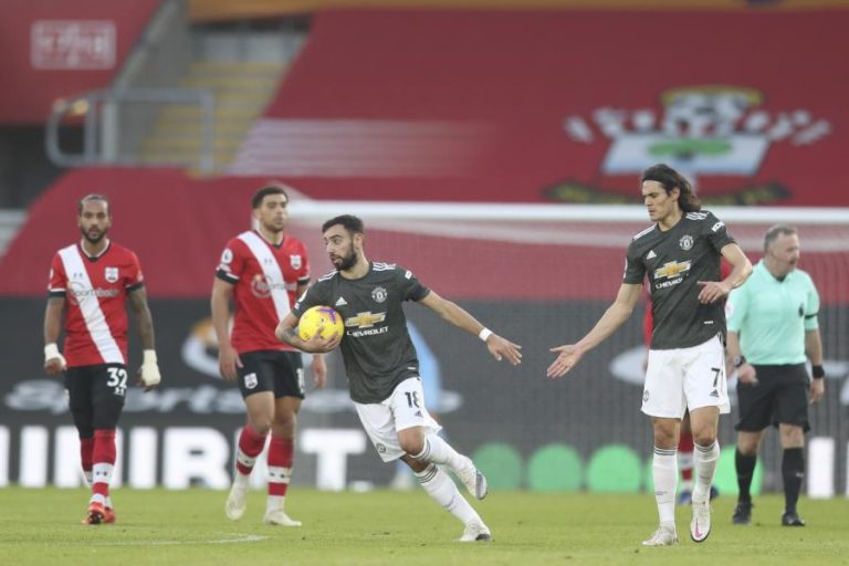 BRUNO FERNANDES INICIA REVIRAVOLTA E CAVANI RESGATA TRIUNFO DO MANCHESTER UNITED
