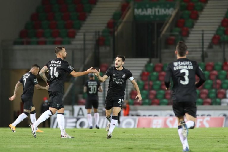 BENFICA REGRESSA ÀS VITÓRIAS NO CAMPEONATO NA VISITA AO MARÍTIMO