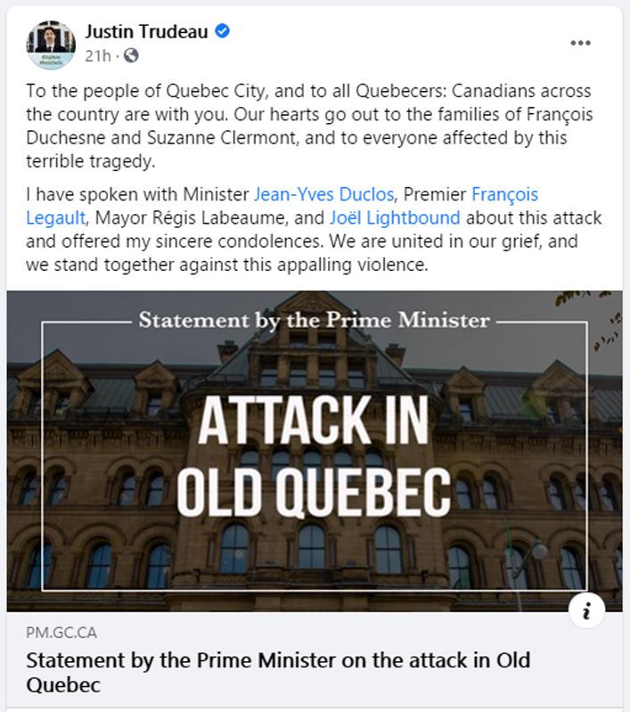 Foto: Justin Trudeau/Facebook