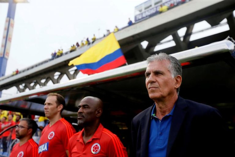 FEDERAÇÃO COLOMBIANA DE FUTEBOL ANUNCIA SAÍDA DO TREINADOR PORTUGUÊS CARLOS QUEIROZ