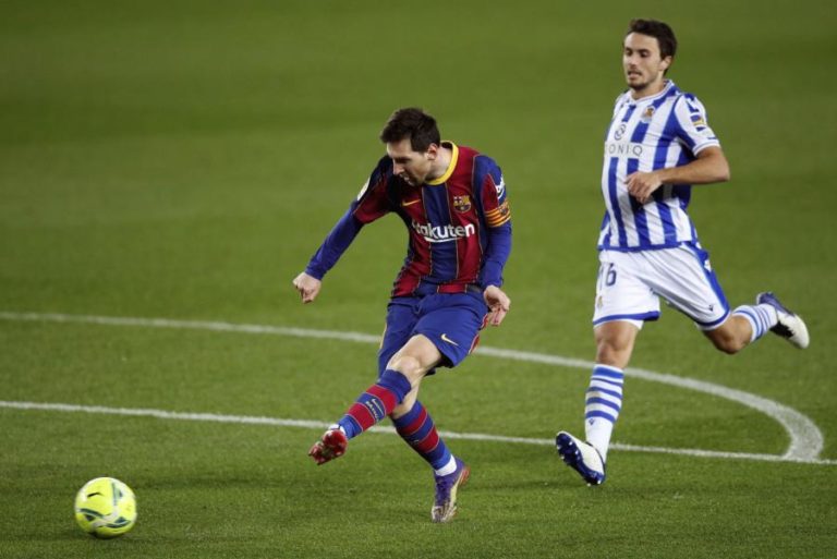FC BARCELONA BATE REAL SOCIEDAD E APROXIMA-SE DO PELOTÃO DA FRENTE DA LA LIGA