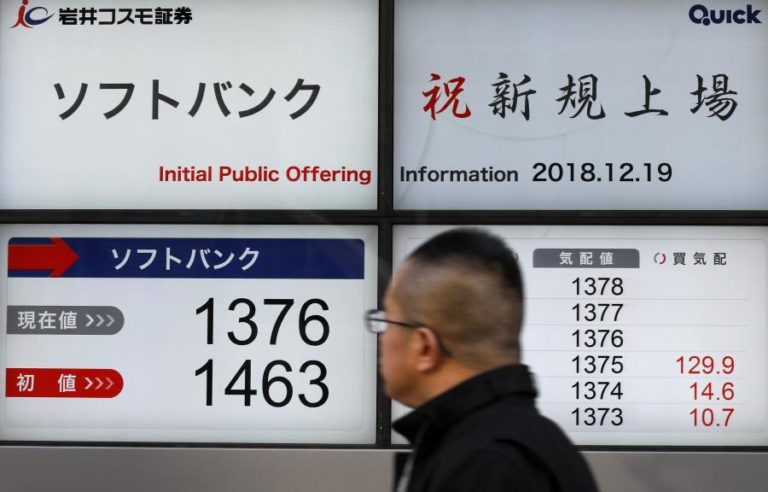 BOLSA DE TÓQUIO FECHA A PERDER 0,38%