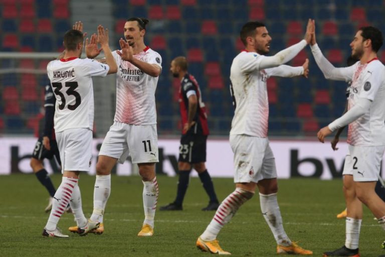 AC MILAN VENCE EM BOLONHA E REFORÇA LIDERANÇA EM ITÁLIA