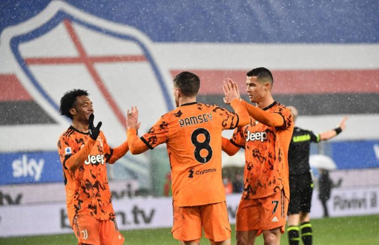 JUVENTUS BATE SAMPDORIA E ‘SALTA’ PARA O PÓDIO EM ITÁLIA