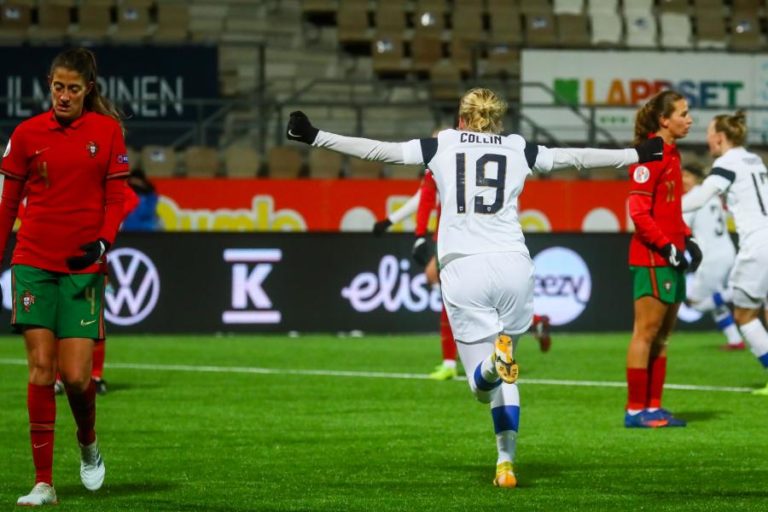 Portugal nos ‘play-offs’ de acesso ao Europeu feminino, apesar de bater Escócia