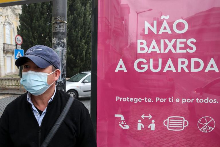 Covid-19: Portugal regista 15 mortes e 577 novos casos de infeção nas últimas 24 horas