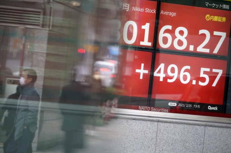 Bolsa de Tóquio a ganhar 2,26% a meio da sessão