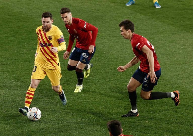 FC Barcelona vence em Pamplona e já está a dois pontos do líder Atlético Madrid