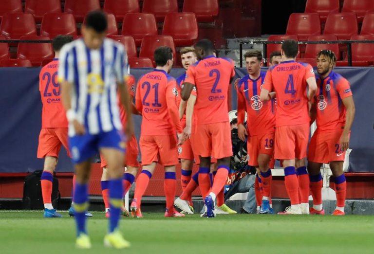 FC Porto perde por 2-0 com Chelsea na primeira mão dos ‘quartos’ da ‘Champions’