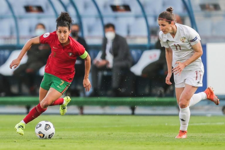 Portugal tenta reverter erro com Rússia e chegar ao Europeu feminino